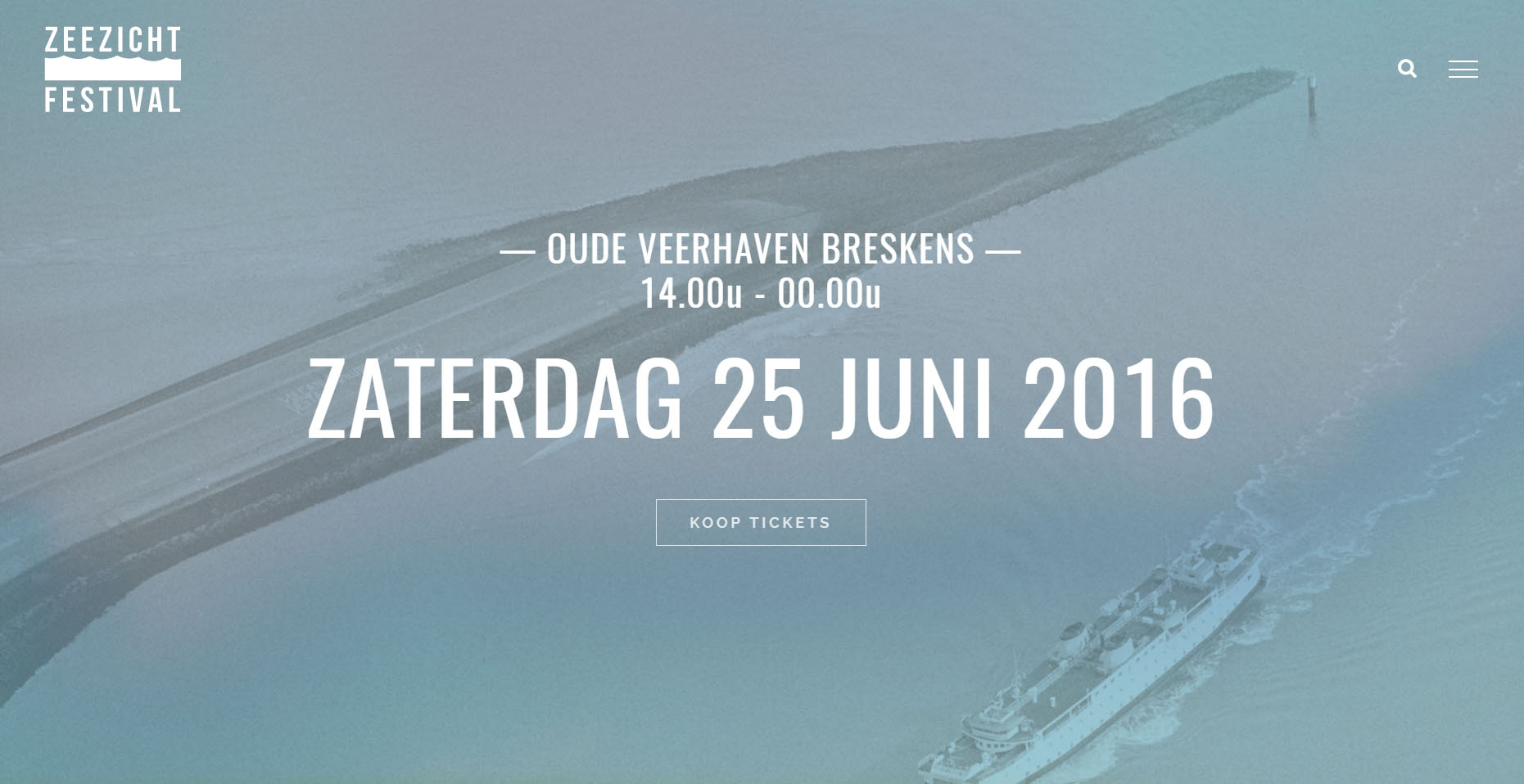 Website Zeezicht Festival