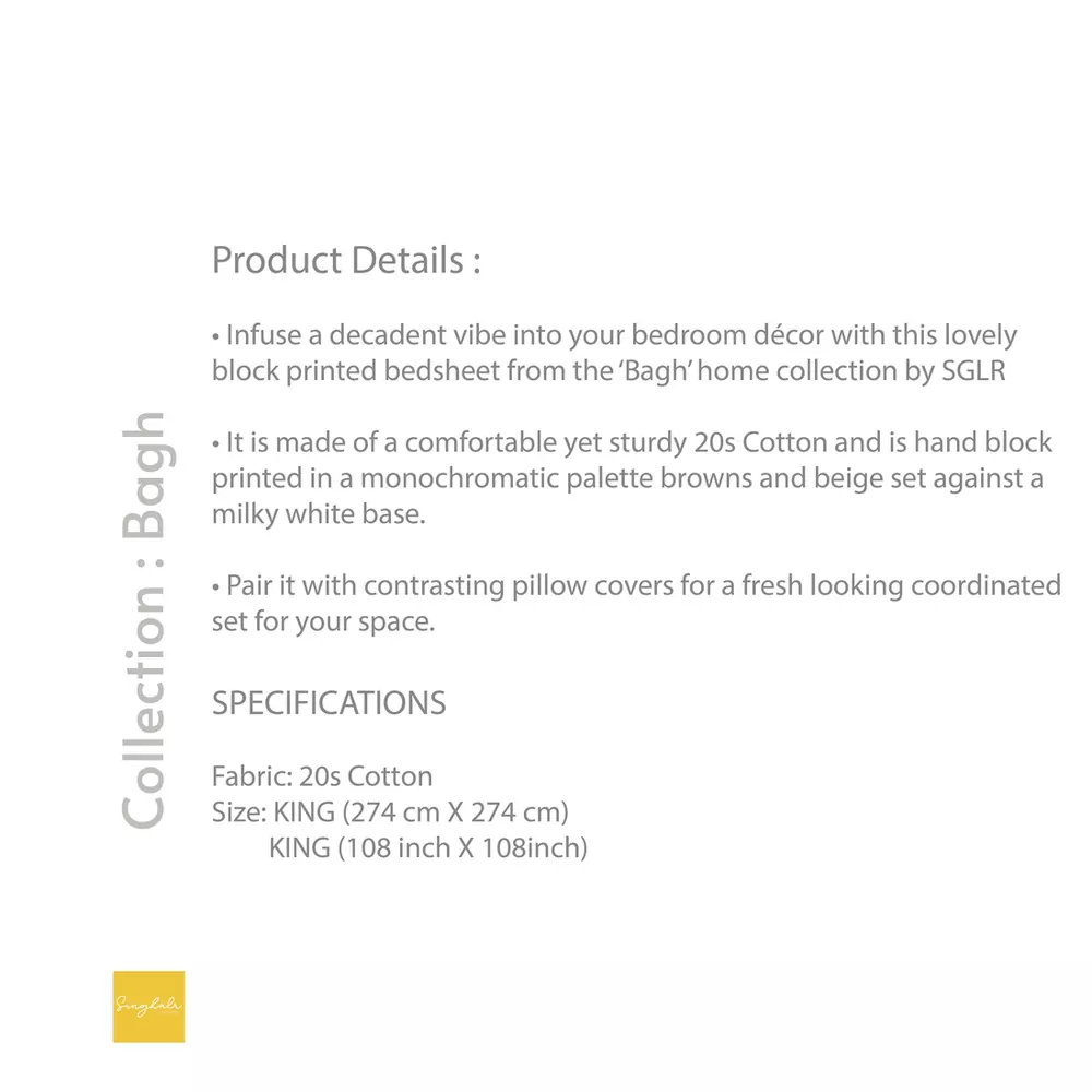 Rotes und gelbes Bagh-Bettlakenset aus hochwertiger Baumwolle