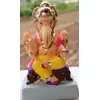 Chaurang- 9" Ecofriendly Ganesha idols made from shadu clay