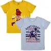 Bedruckte Baumwoll-T-Shirts für Jungen (2er-Pack)