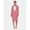 Women’s Work Formal Stretch Skirt Suit - Pink