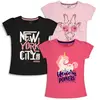 Camisetas estampadas de algodón para niñas (Pack de 3)
