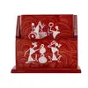 Tea Coaster- Vertical - Hand Painted Warli Painting