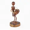 Tribal handicrafts Statue-Tribal Music Player - Adava Dhol