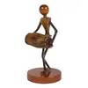 Tribal handicrafts Statue-Tribal Music Player - Adava Dhol