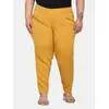 Power Sutra Womens Slim Fit Stretch Trousers - Mustard Yellow