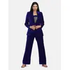Ensemble pantalon en velours Power Sutra - Bleu royal