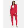 Tailleur pantalon stretch habillé Power Sutra pour femme - Rouge