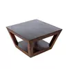 Mesa de centro de madera de mango