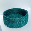 Gift Basket Open Natural - Woven Basket Round Eco-Friendly Storage Box