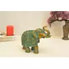 Polyresin Elephant Statue in Antique Finish