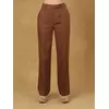 Brown straight Trouser