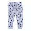 Pijama de algodón para niños y niñas Minicult Kids, paquete de 1, gris 1