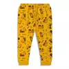 Pijama de algodón para niños y niñas Minicult Kids, paquete de 1, color amarillo