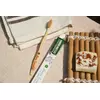 Cepillo de dientes de cerdas de bambú natural: cuidado bucal ecológico y biodegradable
