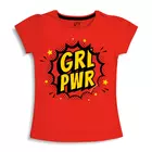 Bomullstryckta t-shirts för flickor (2-pack)