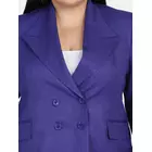 Ensemble jupe et haut en polyviscose - Bleu roi