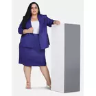 Ensemble jupe et haut en polyviscose - Bleu roi