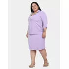 Kostym med stretchig kjol för affärsmän - Lavendel