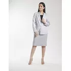 Kostüm mit Rock aus Poly-Baumwolle - Grau
