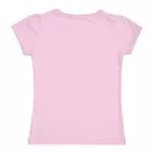 Camiseta de niña de algodón suave y puños acanalados, paquete de 5