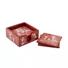 Teunderlägg - Horisontellt - Handmålad Warli-målning