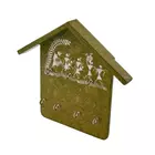 Key Holder - Home big- Hand Painted Warli Painting