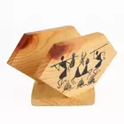Tissue Stand- Hand Painted Warli Painting