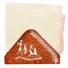 Porte-mouchoirs triangulaire - Peinture Warli peinte à la main