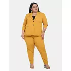 Power Sutra Damen Slim Fit Stretchhose - Senfgelb