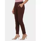 Power Sutra Slim-Fit Stretchhose für Damen - Schokoladenbraun