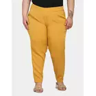 Power Sutra Damen Slim Fit Stretchhose - Senfgelb