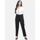 Power Sutra Poly Cotton Formal Trouser - Black