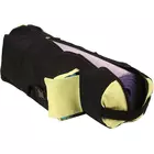 KD Yogamattaväska Bomullsduksöverdrag Extra stor väska Multifunktionella fickor för flaska Bälte Tegel Handduk Plånbok Block med mera Sling Bag Mathållare - Svart