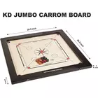 Funda para tablero de carrom KD, calidad Champion, funda completa con bolsillo adicional para monedas, percutor y pólvora - Champion