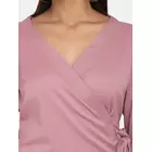 Power Sutra V-Neck Wrap Around Stretch Aftonklänning - Blush Pink
