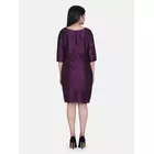 Power Sutra Dupioni Sheath Dress - Royal Purple