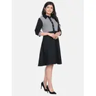 Power Sutra Cotton Shirt Dress - Black
