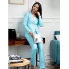 Power Sutra Poly Viscose Pant Suit- Sky Blue
