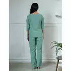 Power Sutra Poly Moss Pant Suit - Sea Green