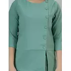 Power Sutra Poly Moss Pant Suit - Sea Green