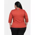 Power Sutra Topp Med Nyckelhålsringning I Bomull - Rost