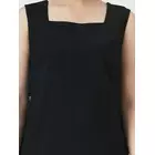 Camisola Power Sutra Poly Moss de cuello cuadrado - Negra
