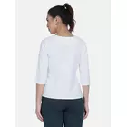 Power Sutra Cotton Flap & Button Top - White