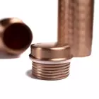 Hamrad kopparvattenflaska - Organisk B Enkel design - Miljövänlig och hälsosam hydrering