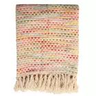 Hand Loomed Mud Cloth Blanket Handmade Throws and Blankets Ethnic Cotton Textile