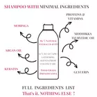 Keratin med moringa & arganolja - schampo för färgbehandlat och skadat hår - sulfat- och parabenfritt