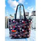 Fyaril EU B2C Multicolor Cotton Double Compartment Tote Bag