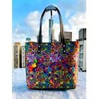 Traditionella tygpåsar med dubbla fack