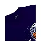 Minicult bedruckte T-Shirts mit durchgehenden Ärmeln aus Baumwolle für Jungen (1er-Pack) (Dunkelblau 2)